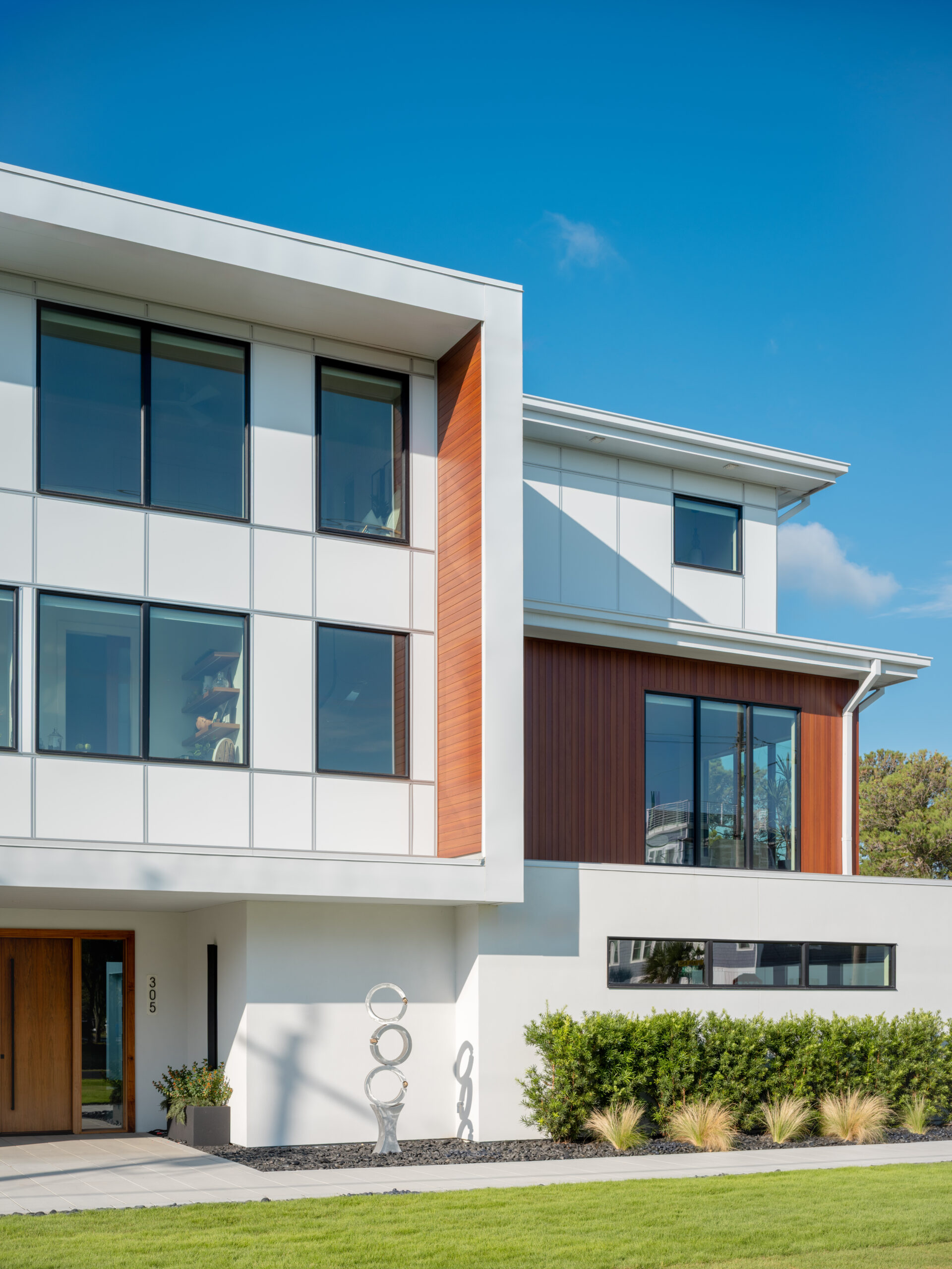 Modern, coastal home in Carolina Beach, NC.